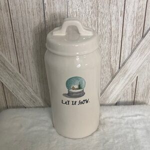 Rae Dunn Let it Snow Canister